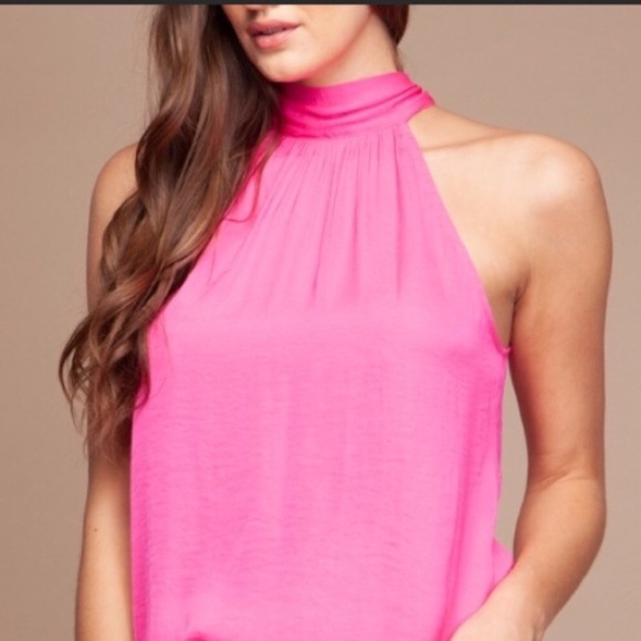 Naked Zebra Tops - KIMBERLY Neon HOT Pink Top